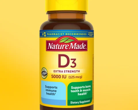 Vitamin D3 5000 IU – Daryeelka Lafaha & Difaaca Jirka